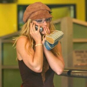 Y2K Camel color Newsboy cap